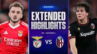 Benfica vs Bologna Extended Highlights  UCL League Phase MD 6  CBS Sports Golazo [upl. by Merceer73]