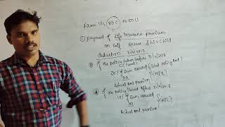 Deductions in computing total income  income tax [upl. by Netsrak]