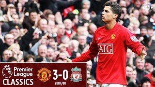 Ronaldo stars as United beat 10man Liverpool  Manchester United 30 Liverpool 2008  Classics [upl. by Bosch]