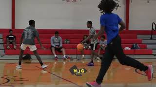 Middle School hoopers from Wayne County and Greene County meet up for an open run [upl. by Juan]