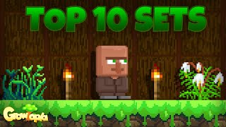 Growtopia  Top 10 Pro Sets MUST WATCH [upl. by Assirak]