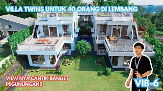 VILLA TWINS UNTUK 40 ORANG DI LEMBANG [upl. by Nuawaj]