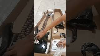 Unboxing Guitar Ibanez GSA60 BKN test [upl. by Anirol784]