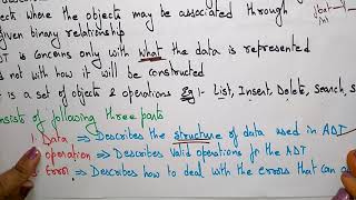 Abstract Data Type  Data Structures  Lec5  Bhanu Priya [upl. by Ordnagela]