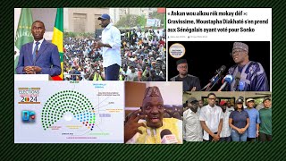 SONKO LA PROPOSITION DE ISMAELA MADIORKAWTEF MOUSTAPHA DIAKHATE INSULTE LES SÉNÉGALAIS [upl. by Ayhdnas]