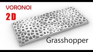 Voronoi 2D  Grasshopper Tutorial [upl. by Neddie176]