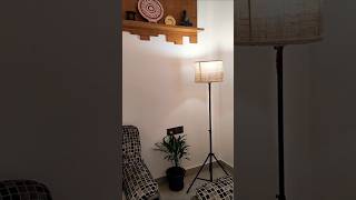 Diy lamp using old tripod 😱 diy shorts youtubeshorts craft bestoutofwaste trending [upl. by Zoldi]