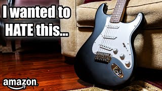 I bought the famous Amazon Stratocaster Guitar by Fender [upl. by Sadnalor]