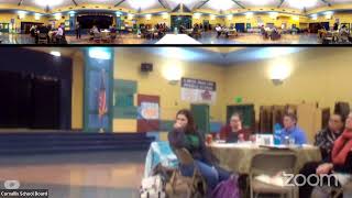 Corvallis School Board Meeting 112124 [upl. by Aneehsram]