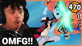 Jimbei Vs Mihawk REACTION One Piece Marineford [upl. by Shumway]