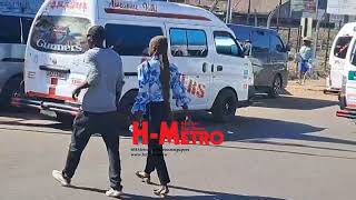 Woman clashes with kombi crew over 50c change [upl. by Dnomyad]