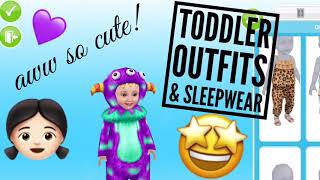 TODDLER OUTFITS AND SLEEPWEAR COLLECTION 2019  Sims Freeplay [upl. by Lejna]