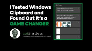 I Tested Windows Clipboard and Found Out Its a GAME CHANGER [upl. by Ennoval]