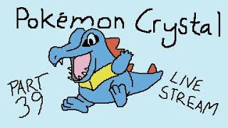 Pokémon Crystal Game Boy Color Pretty Good Live Stream Part 39 [upl. by Enomar]