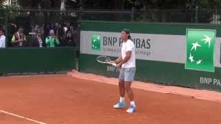 Rafael Nadal Practice Session  RG2015 [upl. by Siva]