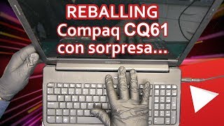 Solución 2017 Portátil HP Compaq CQ61 enciende pero la pantalla no muestra video [upl. by Rowena]