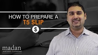 How to Prepare a T5 Slip [upl. by Eeuqram]