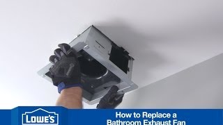 How To Install a Bath Exhaust Fan [upl. by Elliven]