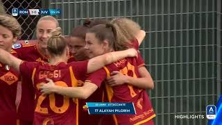 RomaJuventus 21  La zampata di Viens manda in delirio il Tre Fontane  serieafemminile eBay [upl. by Shaw620]