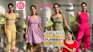 Affordable Trendy Dress Haul  Birthday Dress Haul  Faballey Dress Haul  Try On Haul [upl. by Gris630]