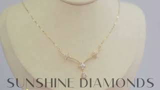 Exquisite Diamond Necklace by Sunshine Diamond Jewellery shinewithsunshinediamonds [upl. by Gaskins355]