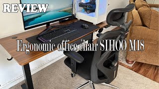 SIHOO M18 Office Chair Review  Great chair with minor drawbacks [upl. by Morey]