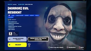 Evil Resident Horror Map Code In Fortnite All Keys Passcode amp Statues Location SPEED RUN [upl. by Mun]