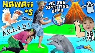 SPLITTING UP IN HAWAII Our Sad Story amp Sea Life Park FUNnel Family Disney Aulani Trip Pt 5 [upl. by Baelbeer]