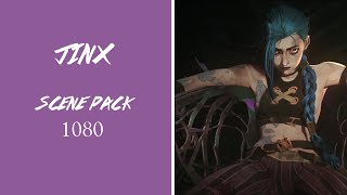 Jinx SCENE PACK for edits 1080  Arcane [upl. by Ynatsyd665]