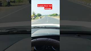 Grand vitara E 2024 petrol real mileage grandvitara marutisuzuki car shortvideo viralvideo [upl. by Ellenod]