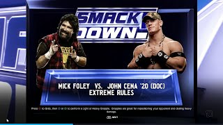 WWE 2K24 FULL MATCH — Mick Foley vs John Cen — Extreme Rules Matchquot [upl. by Torry]