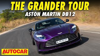 Aston Martin DB12 India review  Supercar power limousine luxury  First Drive  autocarindia1 [upl. by Nnylaj]