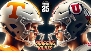 College Football 25  13 Tennessee vs 15 Utah  Bragging Rights Series Week 6 Matchup [upl. by Analos]