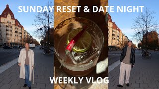 MINII SUNDAY RESET amp DATE NIGHT VLOG👩🏻‍❤️‍💋‍👨🏻 [upl. by Macdougall]