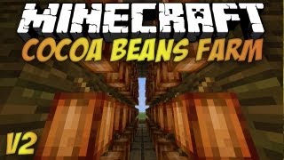 Minecraft  Cocoa Beans FarmPlantage  Sehr effektiv und Kompakt 28 Stacks [upl. by Terence476]