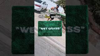 Finding Selling and Packing an Expensive Rug IKEA Off White WET GRASS Rug by Virgil Abloh [upl. by Afaw]