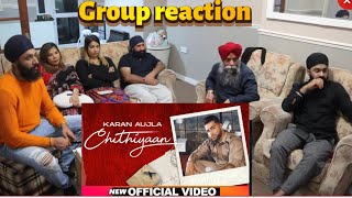 Chithiyaan  Karan Aujla  Official Video  REACTION [upl. by Liberati]