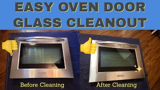 Kitchenaid Stove Door Glass Cleanout  Complete Teardown And Rebuild [upl. by Ainosal744]