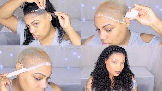 VERY DETAILED  LACE FRONTAL WIG INSTALL  MELT DOWN LACE GLUE  CHARLION PATRICE [upl. by Eiramoj]