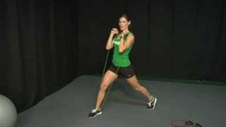 Resistance Band Exercises  Resistance Band Exercises Lunges [upl. by Chemush681]