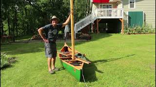 My Sailing Canoe Rigging [upl. by Llerred]