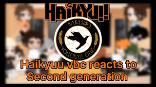 Haikyuu volleyball club reacts to the second generation ashthegachawolf [upl. by Anitserp]