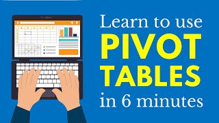 Learn Pivot Tables in 6 Minutes Microsoft Excel [upl. by Prue]