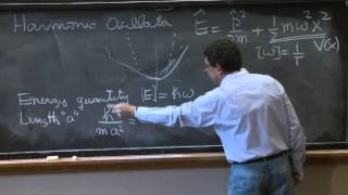 Lecture 8 Quantum Harmonic Oscillator [upl. by Aleel]