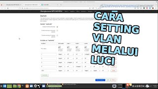 OpenWrt  Cara Setting Vlan [upl. by Akeemahs]