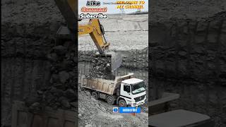 Shoort Video Excellent Caterpillar Cat 6015B Excavator Loading Mersedes Dump Trucks fypシ゚viral [upl. by Elades866]