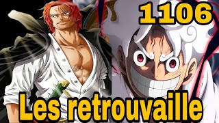 SHANKS ARRIVE SUR EGGHEAD  LES RETROUVAILLE AVEC LUFFY  Review 1106 One Piece [upl. by Eittik]