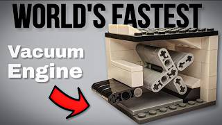 Fastest 12000 RPM Lego Vacuum Engine  World record [upl. by Aisirtap]