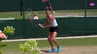 Petra Kvitova Practice  Wimbledon 2018 [upl. by Piero365]