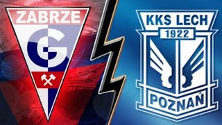 Ekstraklasa Lech Poznań vs górnik Zabrze 83 [upl. by Ardnahs]